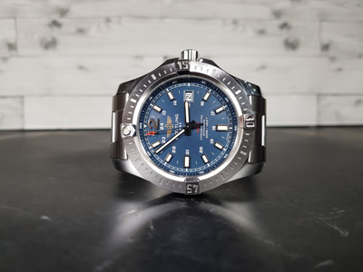 Breitling Colt Silver with Blue Dial