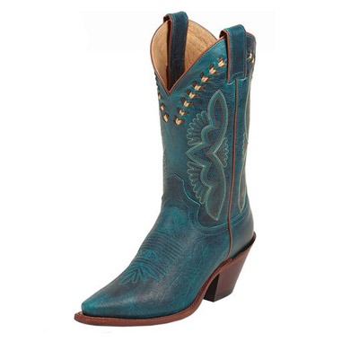 Justin Turquoise Damiana Boots