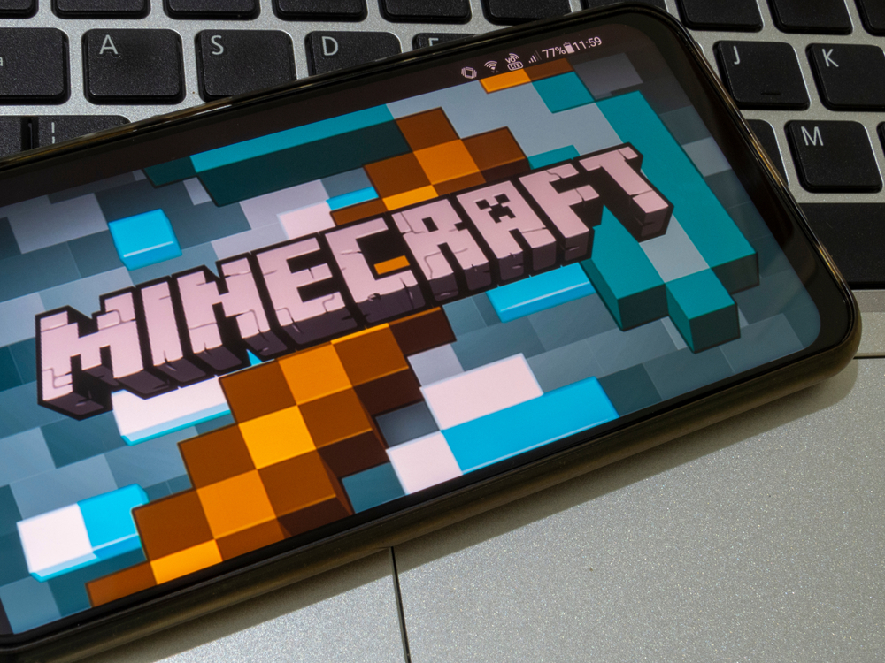 Minecraft on smartphone