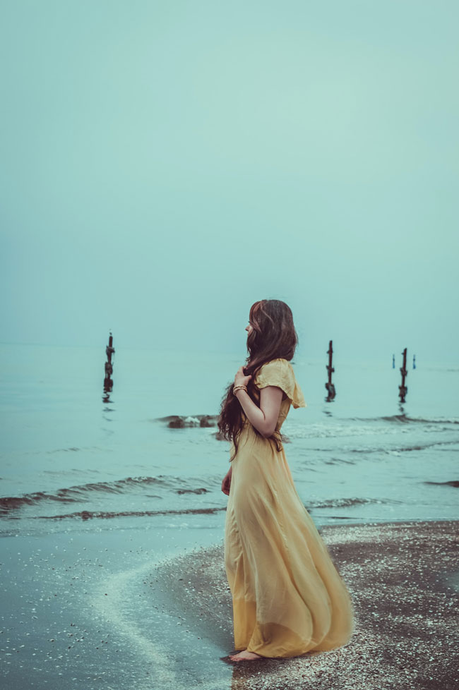 girl in Chiffon Dress