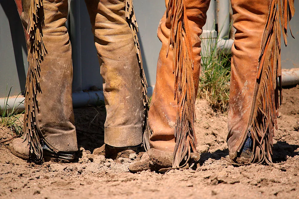 pants that cowboys wear